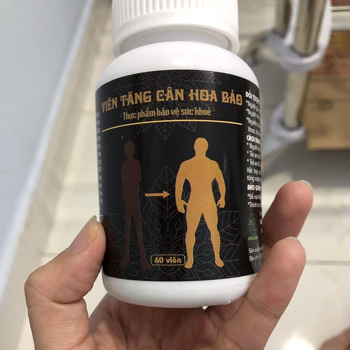 [Combo 2 hộp] viên tăng cân Hoa Bảo