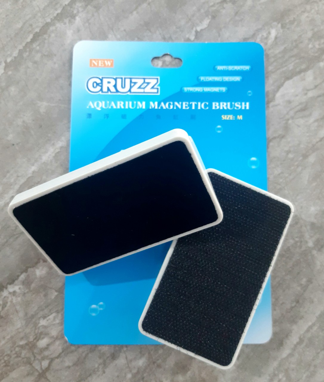 Chà Hít Nam Châm Vệ Sinh Hồ Cá CRUZZ (Size M)