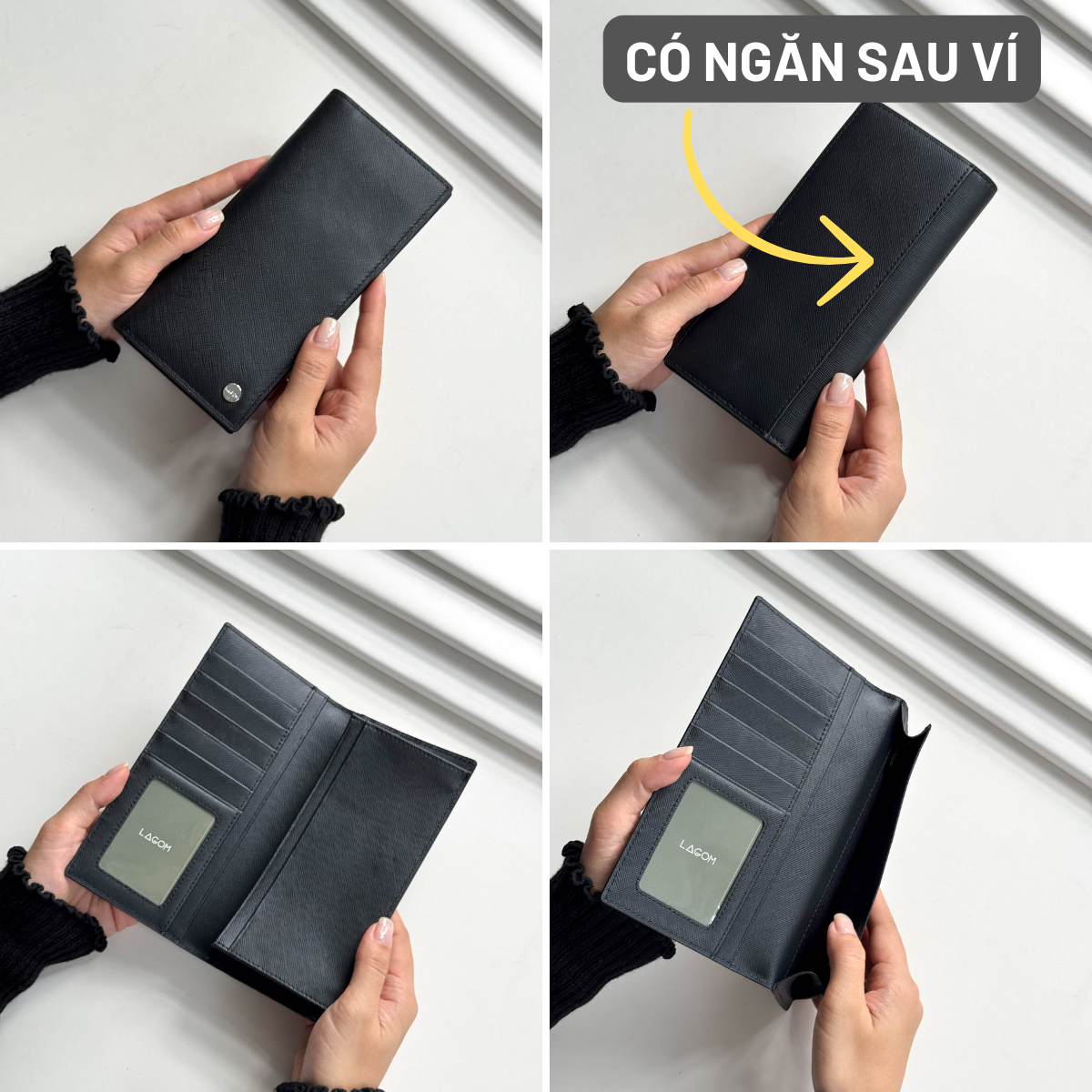 Ví nữ dài LAGOM Da thật - Forest Long