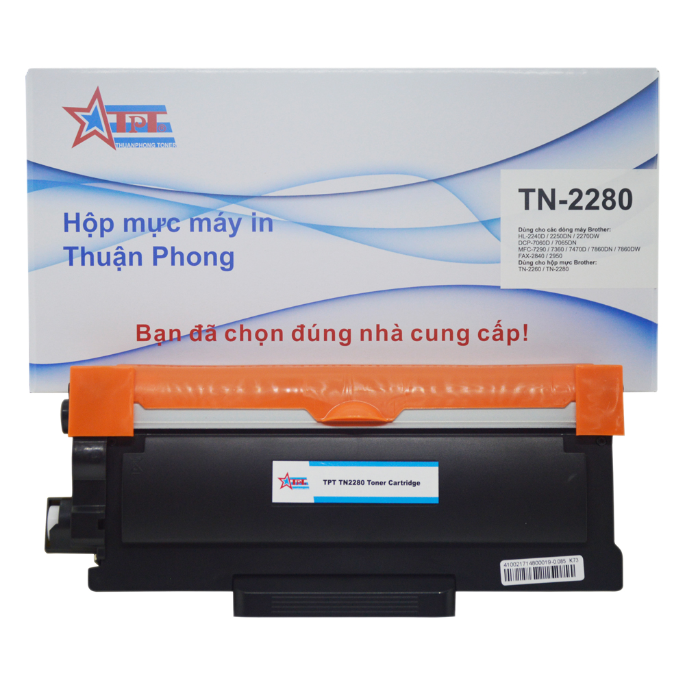 Hộp mực thuận phong tn-2280 dùng cho máy in brother hl-2240/ 2250 / 2270/ dcp-7060/ mfc 7360/ 7470/ 7860