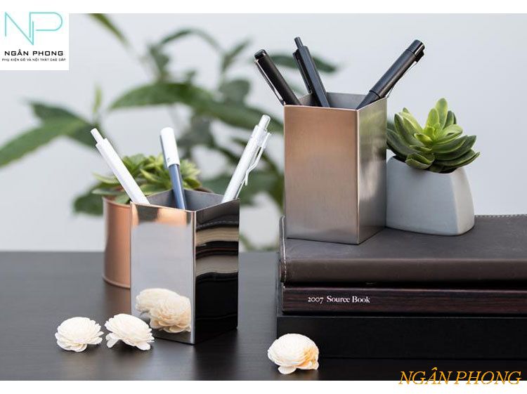 [HCM]HỘP ĐỰNG BÚT INOX 304
