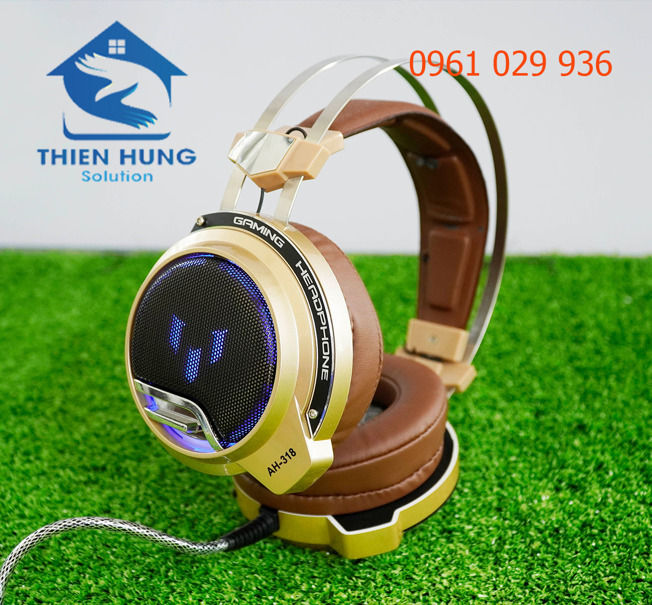 Tai nghe Over-ear SoundMAX AH 318 (Nâu)