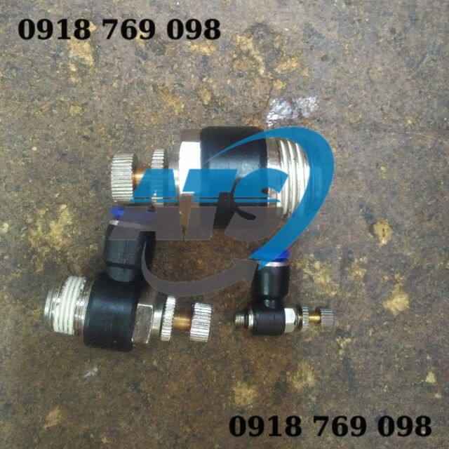 Đầu nối tiết lưu hơi khí nén