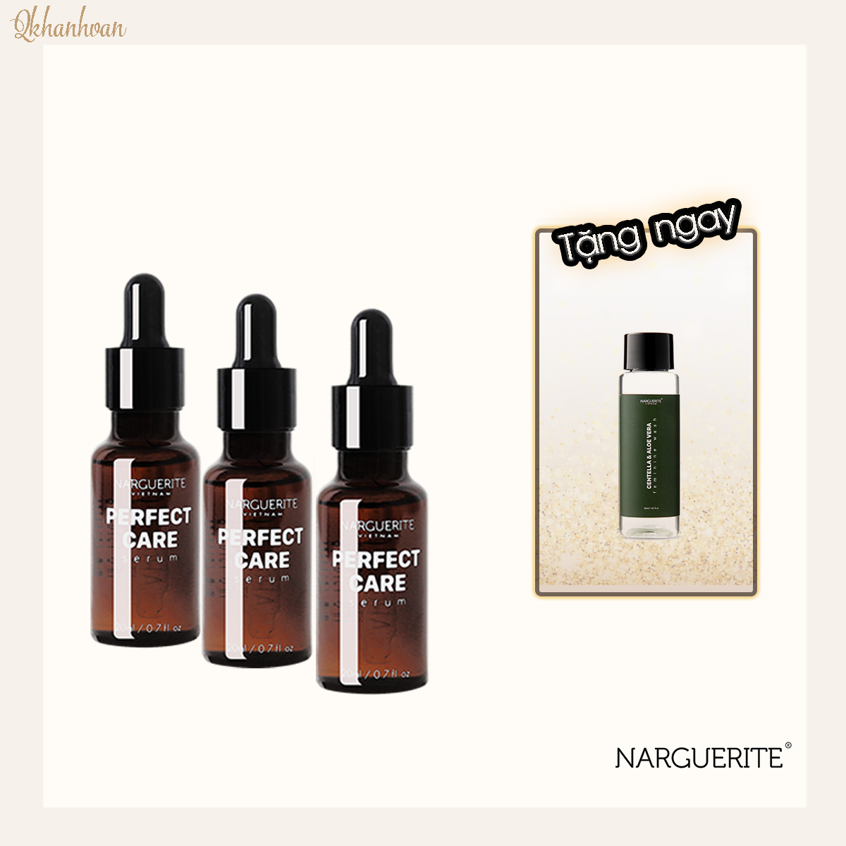 Combo 3 Chai Serum Ốc Sên Narguerite