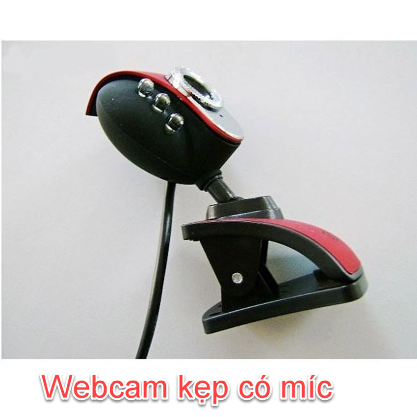 Webcam kẹp màn hình Máy tính có Mic