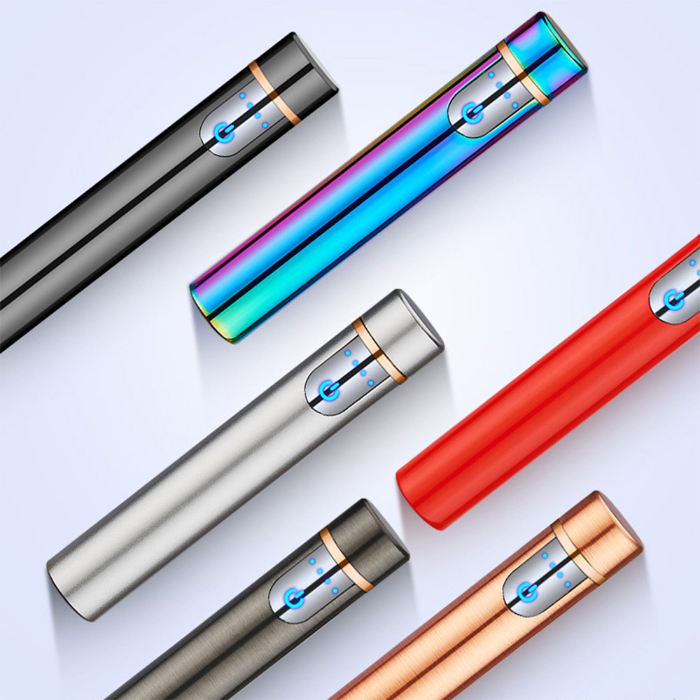 [HCM][SALE] Bật lửa sạc điện - Hộp quẹt - Bật lửa cao cấp sạc pin bằng cổng sạc USB - Bật lửa điện USB - Bật lửa cảm ứng vân tay