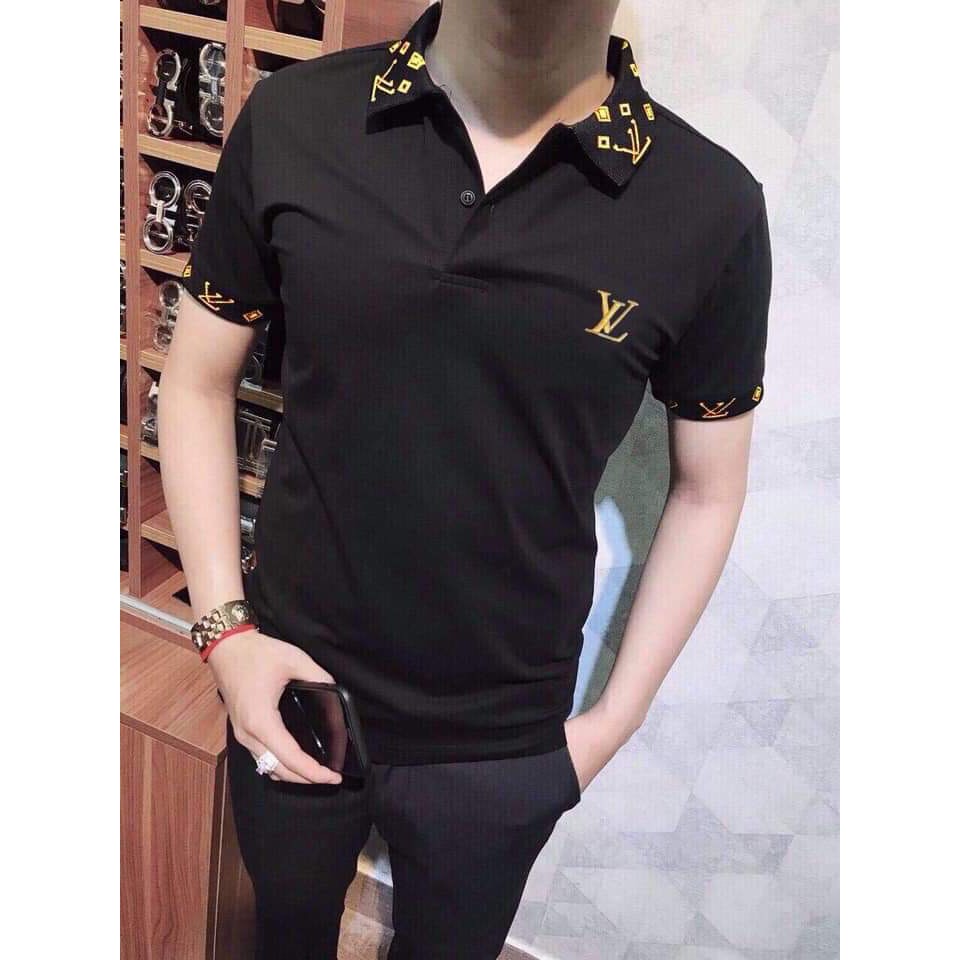 Áo thun nam cổ trụ in thêu logo cao cấp đẹp nhiều mẫu mới hot giá rẻ KASTORE ONLINE
