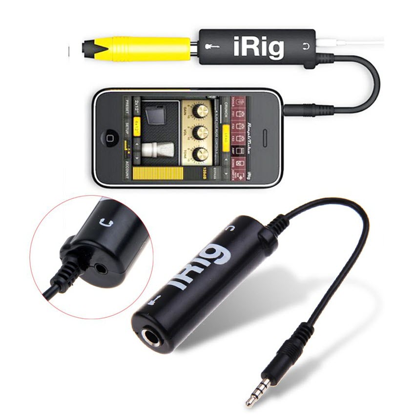 Amplitube iRig from IK Multimedia for iPod touch, iPhone, and iPad