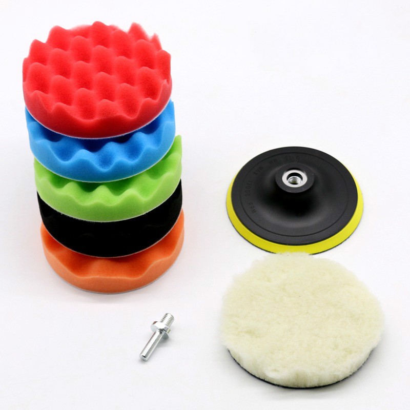 Bộ dụng cụ mút xốp đánh bóng xe hơi 5 inch , vệ sinh ô tô
