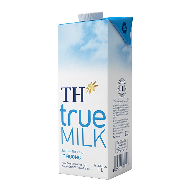 Sữa tươi tiệt trùng TH truemilk 1l