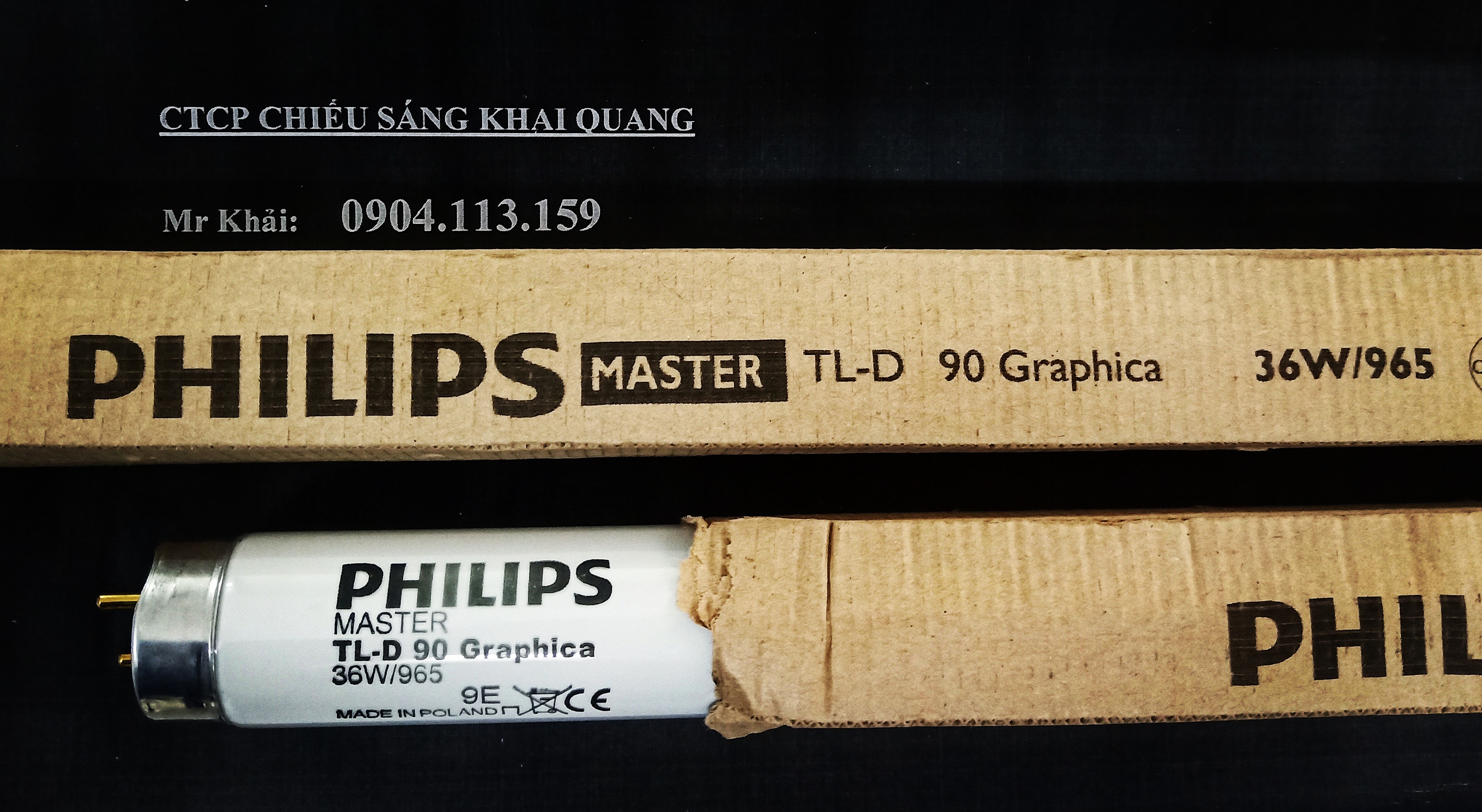 (SALE) Combo 2 Bóng so màu D65 Philips Graphica 36W/965 dài 1.2m