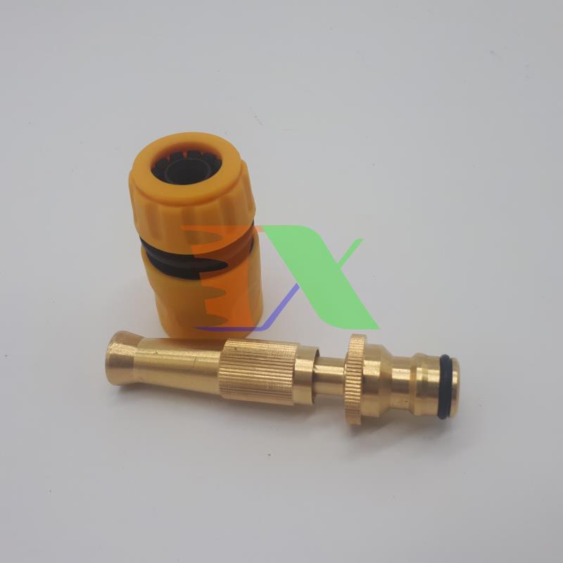 Vòi xịt nước tưới cây, rửa xe VPN-2033, Vòi đồng VOI-6 + Đầu nối nhanh 16mm