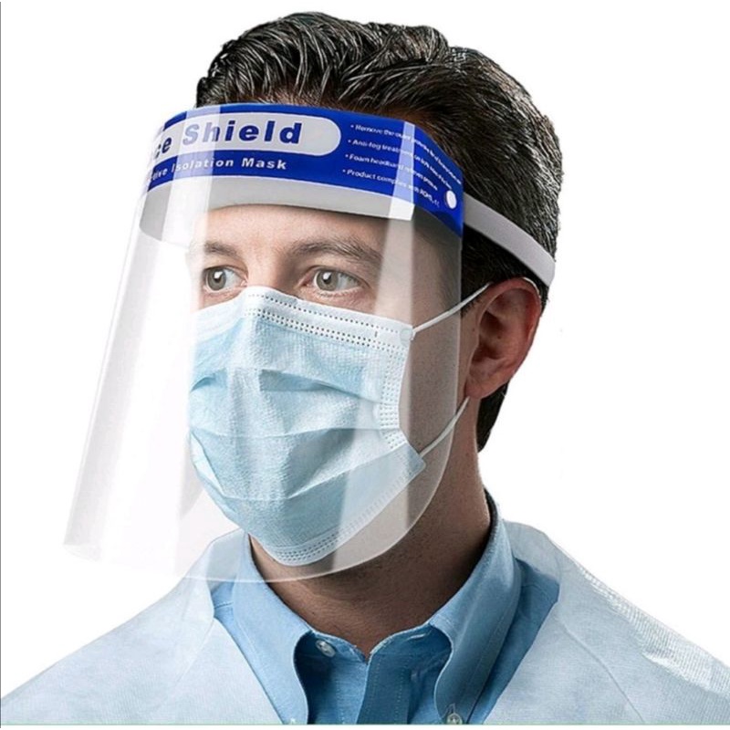 10 cái kính che mặt trong suốt chống giọt bắn Face Shield