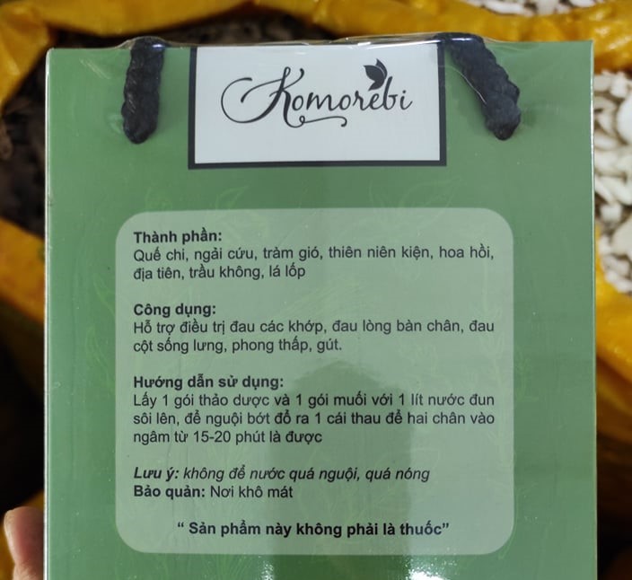 Ngâm Chân Thảo Dược - Komorebi ( set 7 gói)