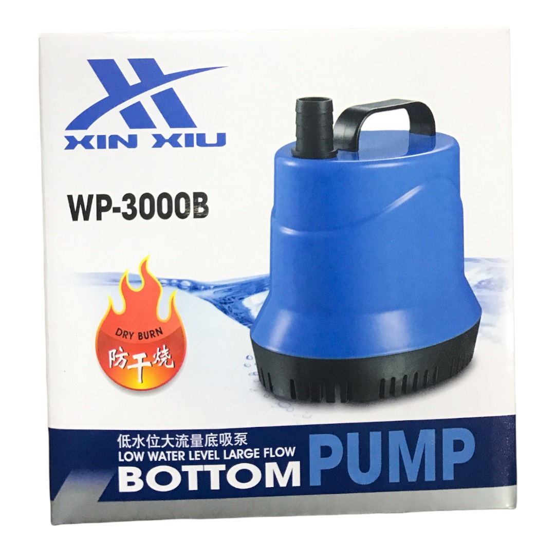 Máy Bơm Hút Đáy Hồ Cá 360 độ WP-3000B-4000B-5000B-6000B