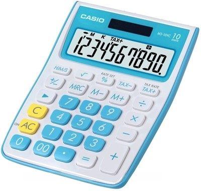 [HCM]Máy tính bỏ túi Casio MJ-12VC-BU (Xanh dương)