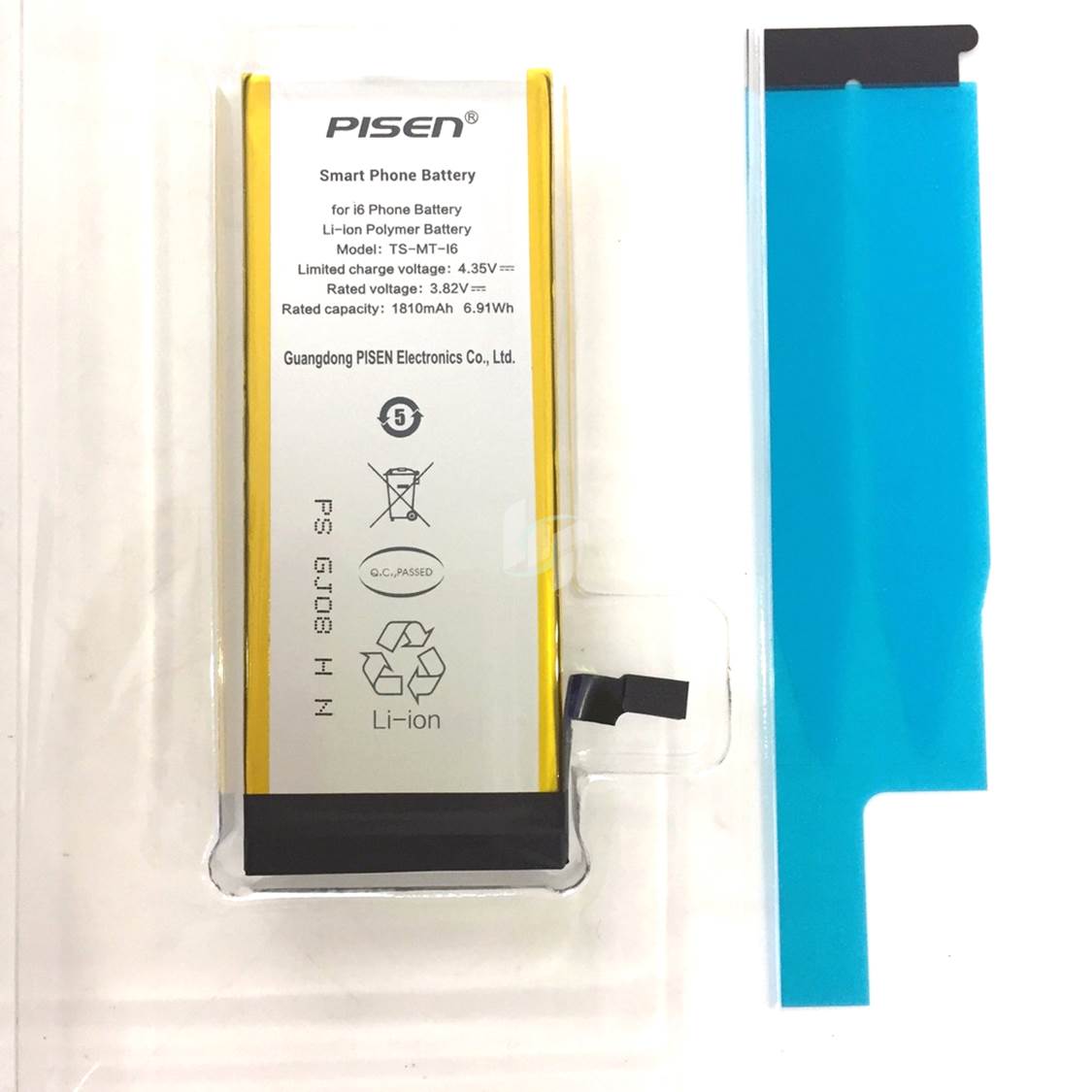 Pin Pisen cho Iphone 6 Plus 2915mAh chuẩn 3C Easy certificate