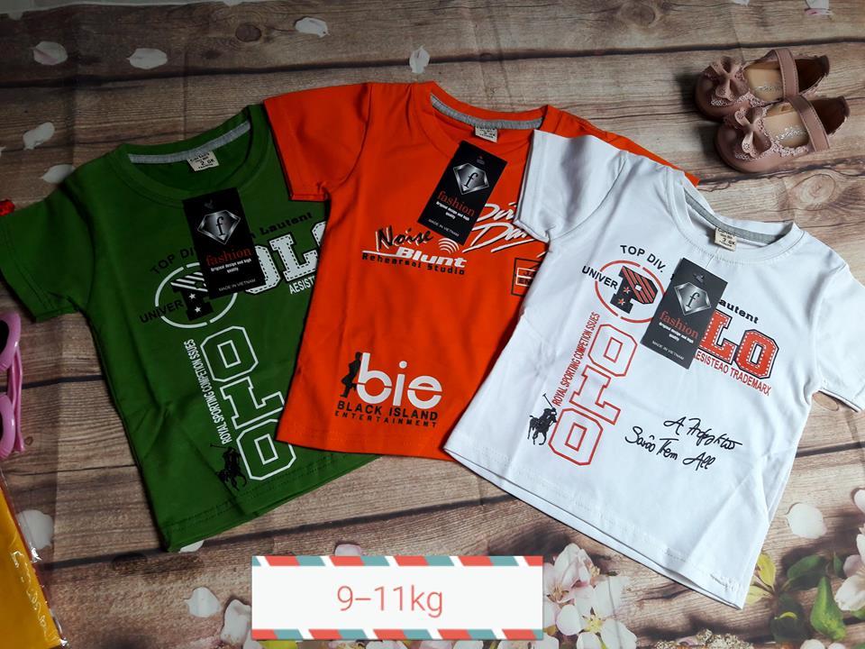 [HCM]combo 2 áo thun bé trai chất coton xịn