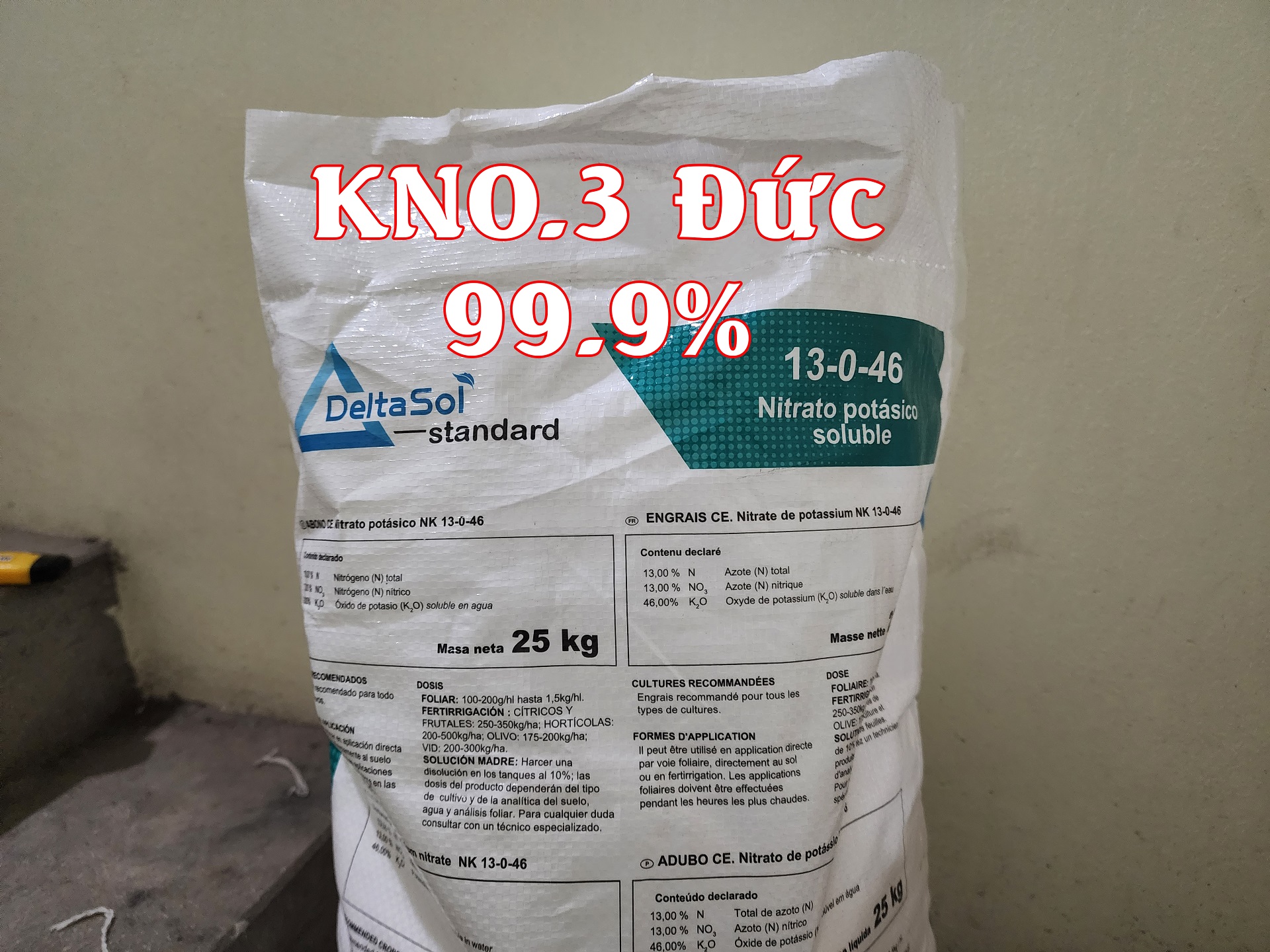 KNO3 - Phân bón Kali tinh khiết (không phải kcl.3)