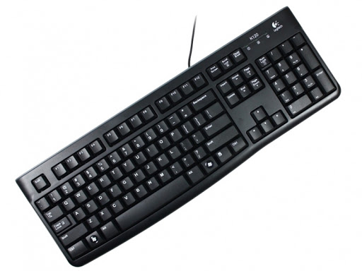 [HCM]Bàn phím máy tính có dây Logitech K120 màu đen dây dài 1.5m