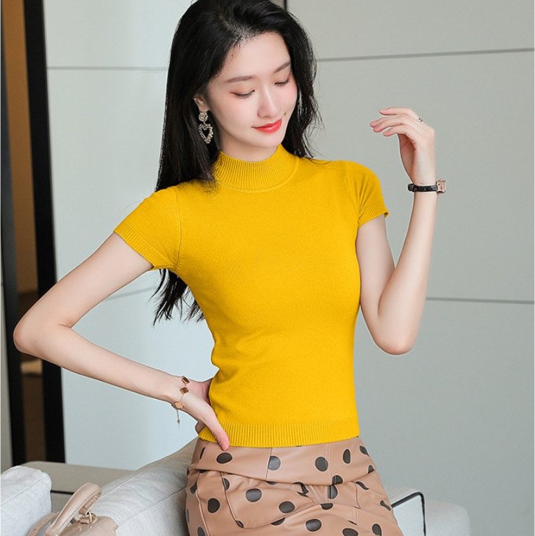 Áo len nữ, áo len ngắn tay nữ Al28