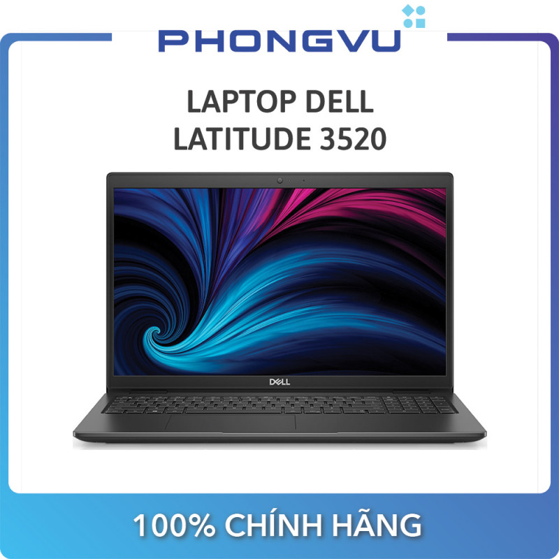 Laptop Dell Latitude 3520 (15.6 HD / i3-1115G4 / 4GB / SSD 256GB) - Bảo hành 12 tháng