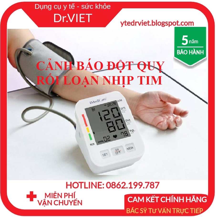 Máy đo huyết áp bắp tay điện tử IBPM-6S