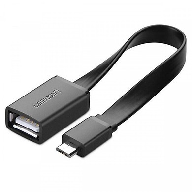 Cáp OTG Micro USB 2.0 UGREEN 10821 - Hàng  BH 18 Tháng