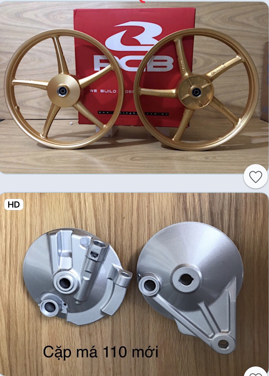 MÂM 5 CÂY RACINGBOY CHÍNH HÃNG ĐÙM 110(PHANH CƠ) LÊN ZIN WAVE @ 110 BLADE 110 RSX 110 WAVE 110 DREAM VIỆT 110 KHÔNG CHẾ CHÁO