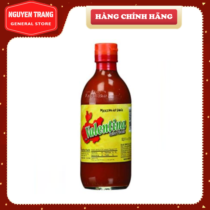 Sốt ớt Valentina Mexican hot sauce extra hot 370ml