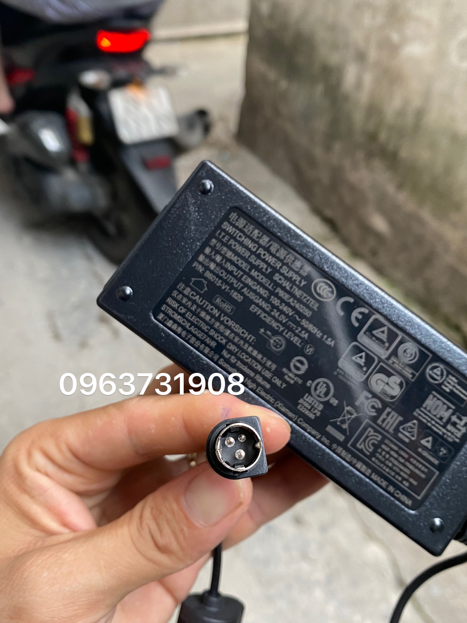Dây nguồn Máy in Xprinter XP-420B , Xprinter XP-K200L 24V