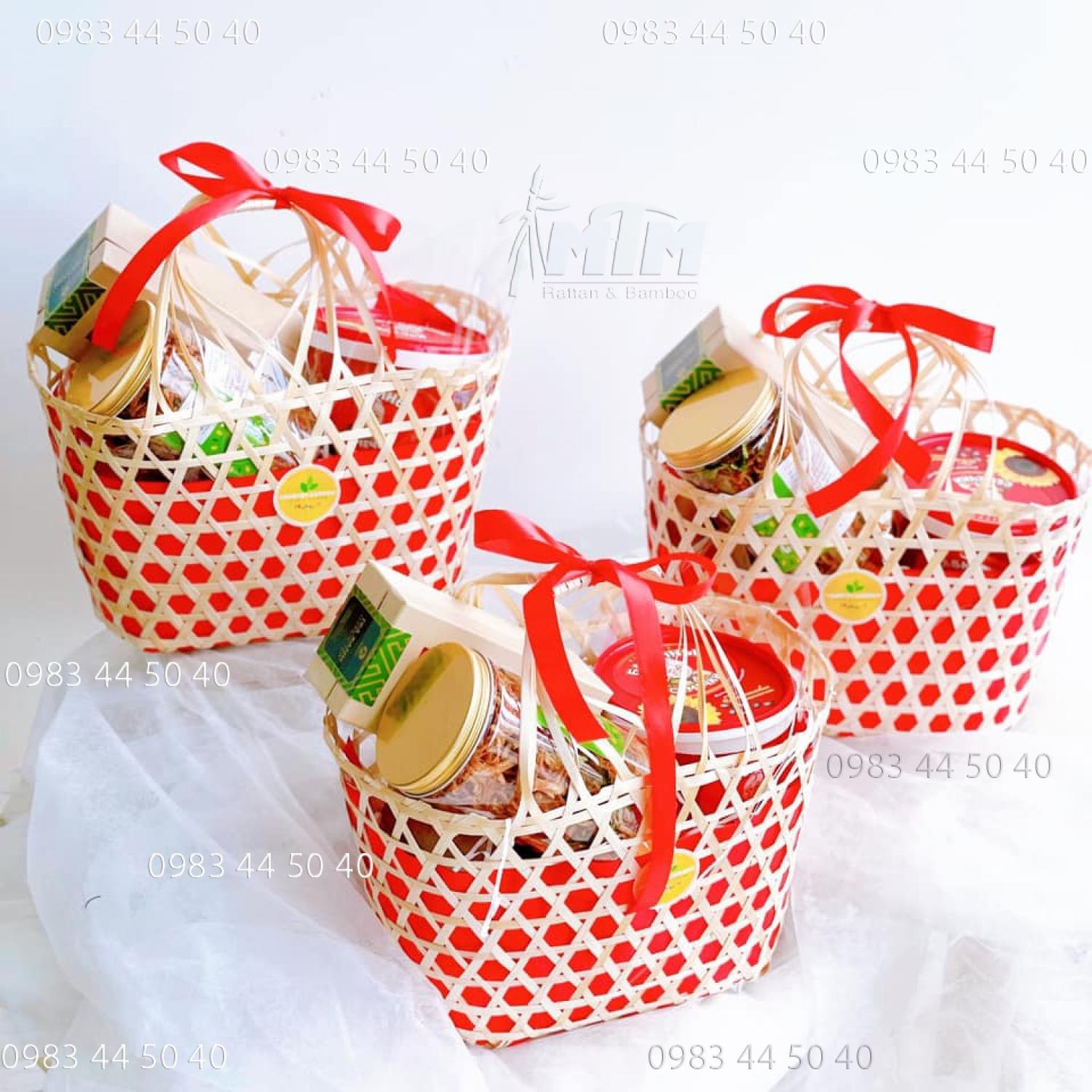 Giỏ tre l Làn tre gói quà tặng.