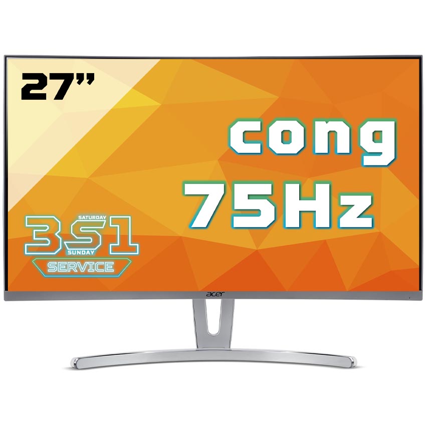 [Trả góp 0%]Màn hình Acer 27  ED273 Full HD/75Hz Curved