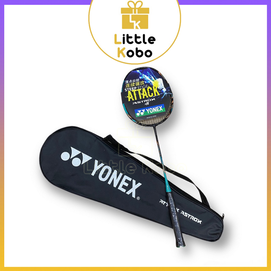 [Căng 10kg] Vợt Cầu Lông Yo.nex Cao Cấp Lực Căng Dây 22Lbs Tặng Túi Chống Sốc Phụ Kiện Thể Thao Badminton - Little Kobo