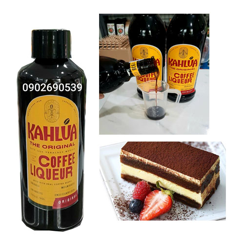 Hương rum kahlua mùi cà phê làm bánh Tiramisu 700ml