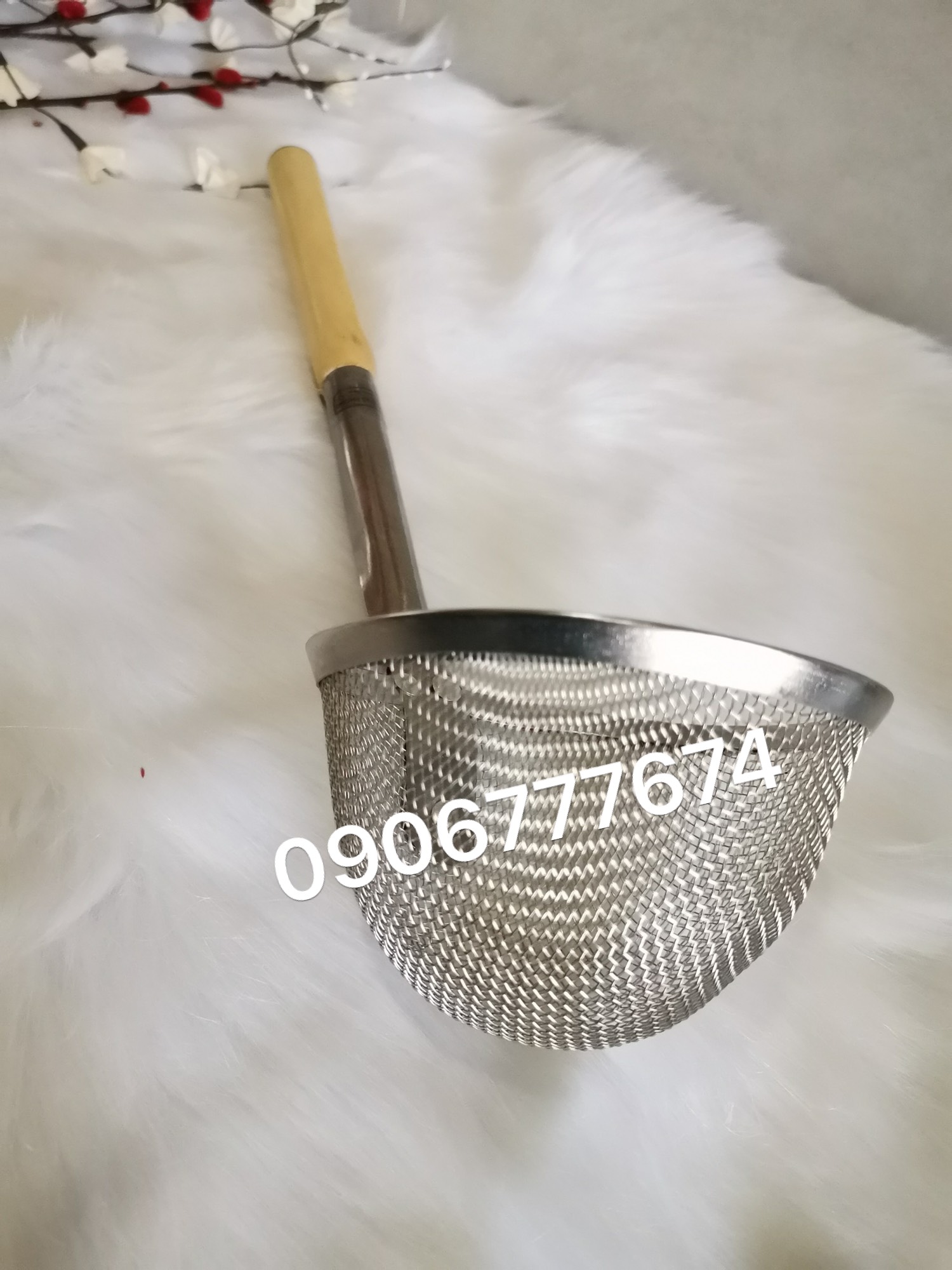 Vợt Trụng Hủ Tiếu / Trụng Bún,Phở Cán Dài