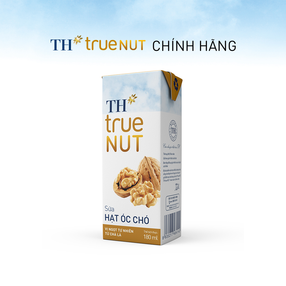 Thùng 48 hộp sữa hạt óc chó TH true NUT 180 ml (180 ml x 48)