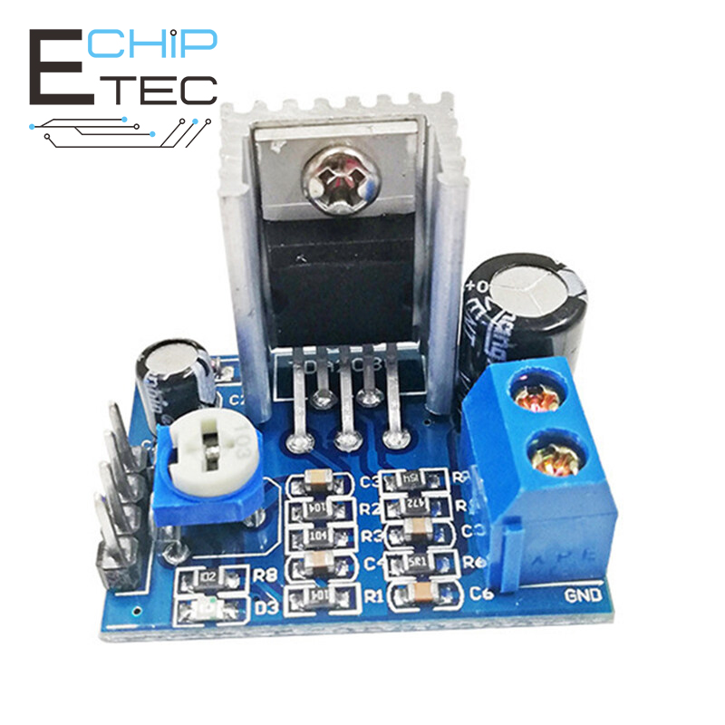 Mini Speaker Amplifier Module Mono Bluetooth Wireless Audio Amplifier Board TDA2030A Digital Amplifier Board Mono 18W 6-12V
