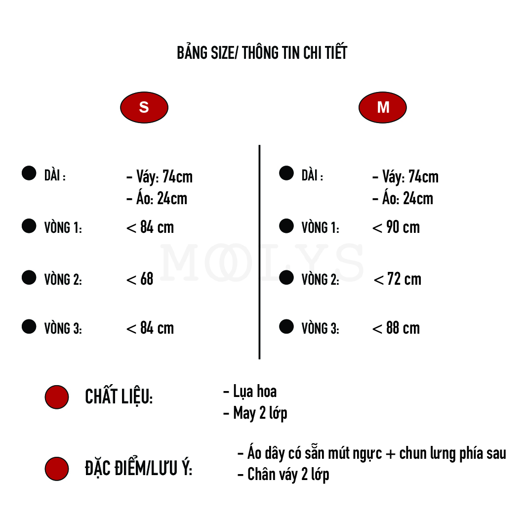 Set váy hoa nhí dễ thương MOOLYS MD026
