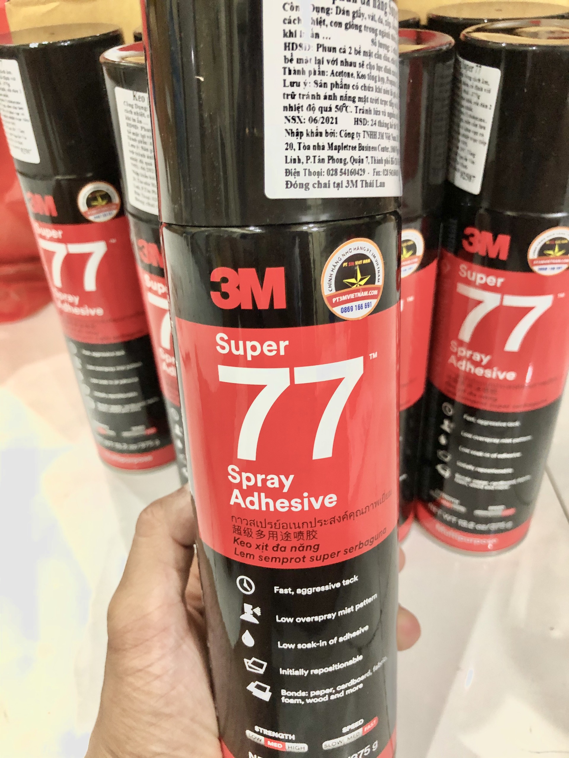 Keo phun xịt đa năng 3M Super 77
