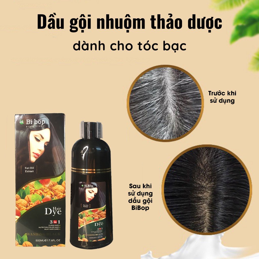 Dầu Gội Phủ Bạc Ric Hair Làm Đen Tóc Bạc 200ml chính hãng Kohinoor