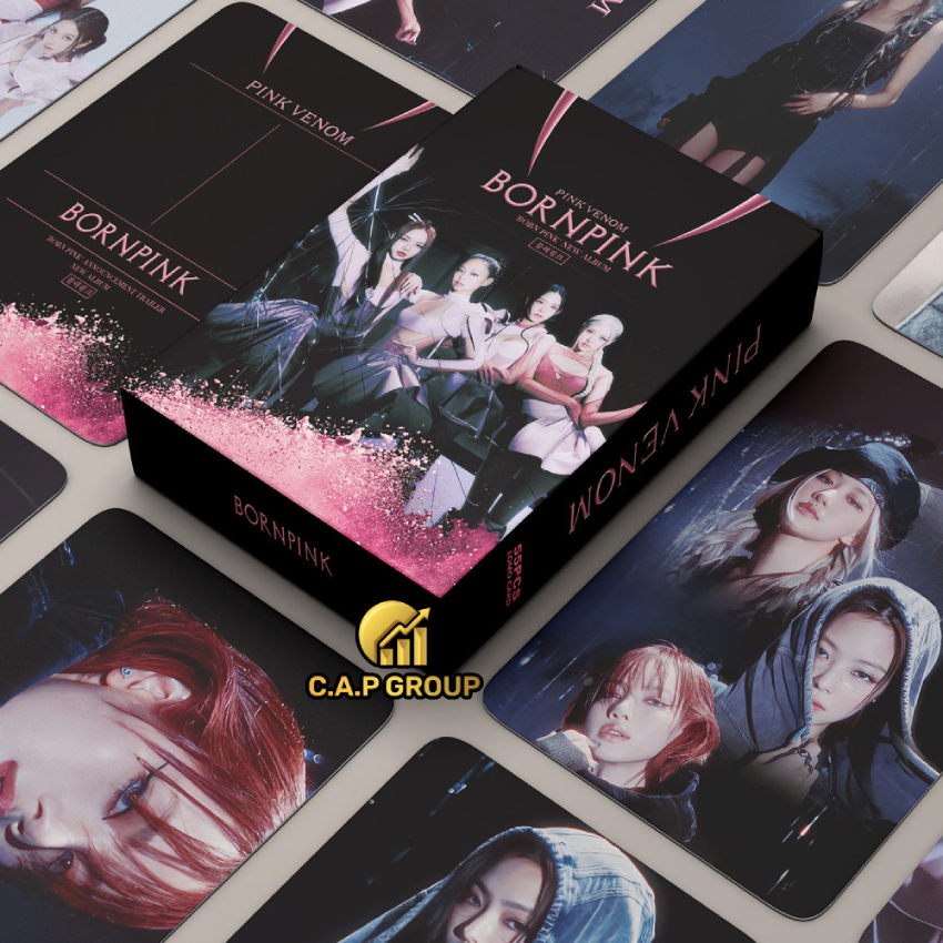 Lomo BLACKPINK born pink pink 4nv Bo cards Kpop Idol album Card Corner