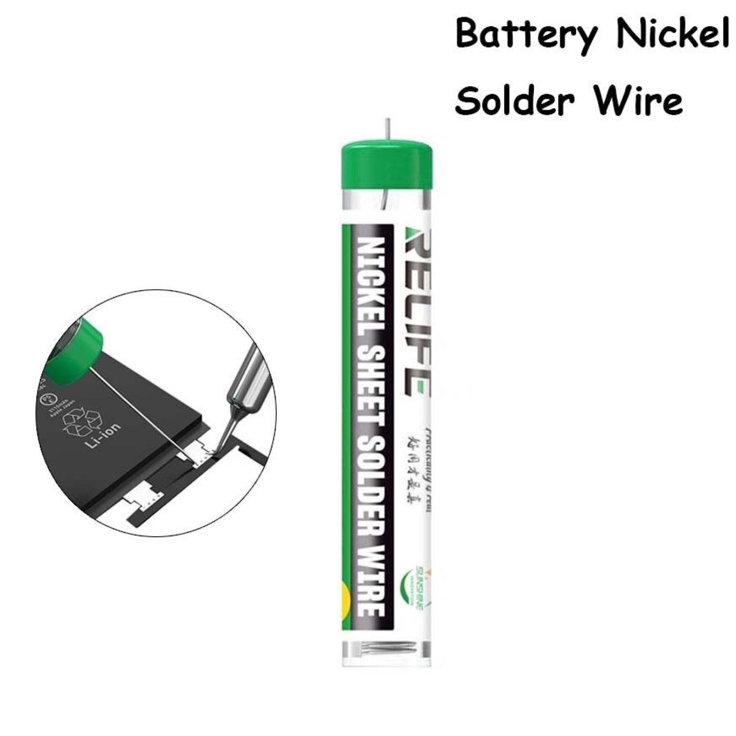Thiếc ống hàn Niken 0.8mm*3m chuyên hàn cell pin