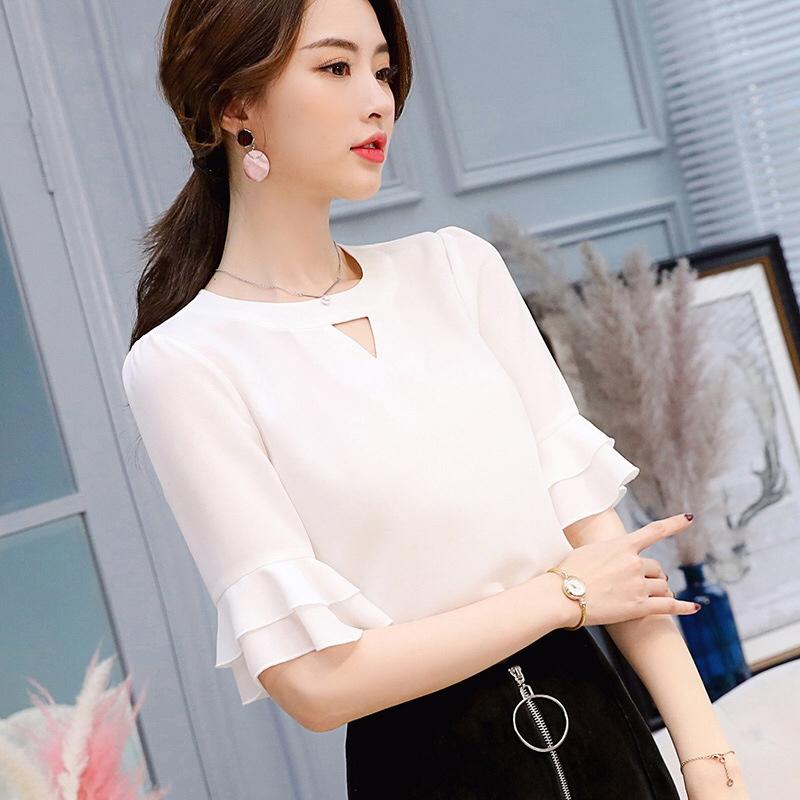 Aó kiểu công sở tay bèo