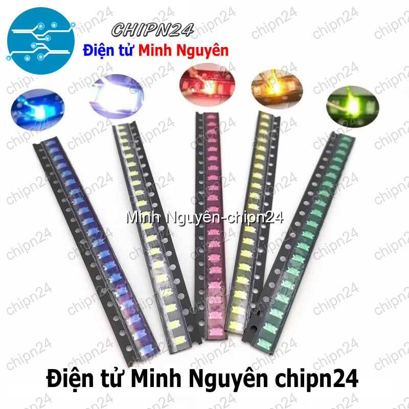 [25 con] (G5) Led dán SMD 0805 (Đỏ/Vàng/Xanh/Trắng/Cam) - [Chọn Loại] - HHH.00067