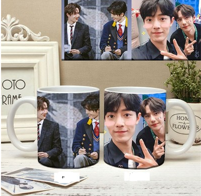 Cốc sứ uống trà cà phê in hình Tiêu Chiến và Vương Nhất Bác nhiều mẫu