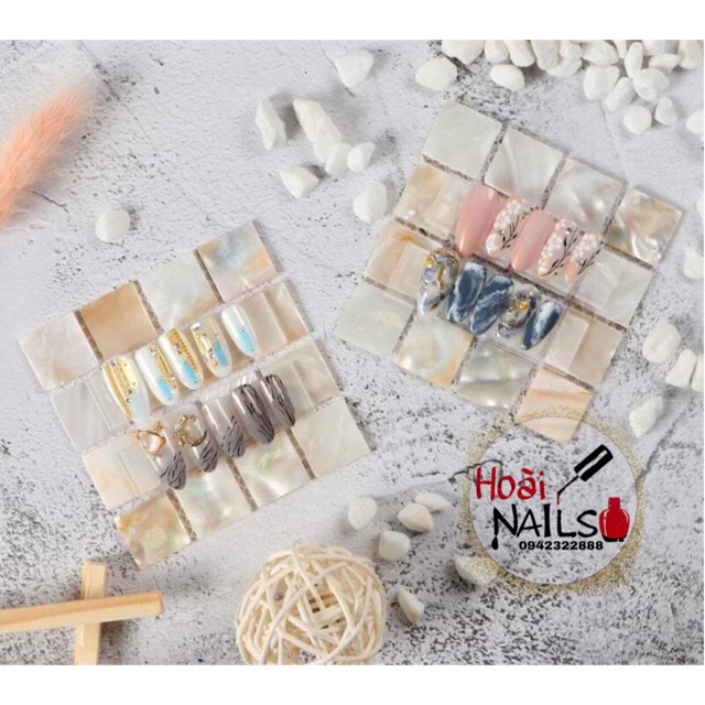 Khung chụp ảnh mẫu xà cừ Phụ kiện Nail