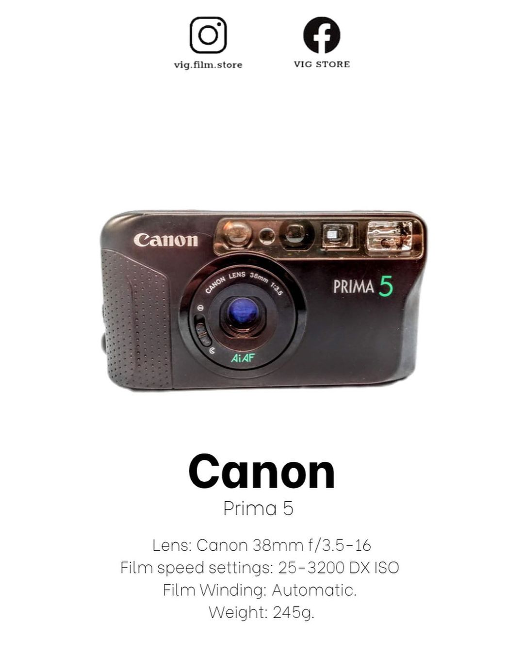 Máy ảnh Canon Prima 5