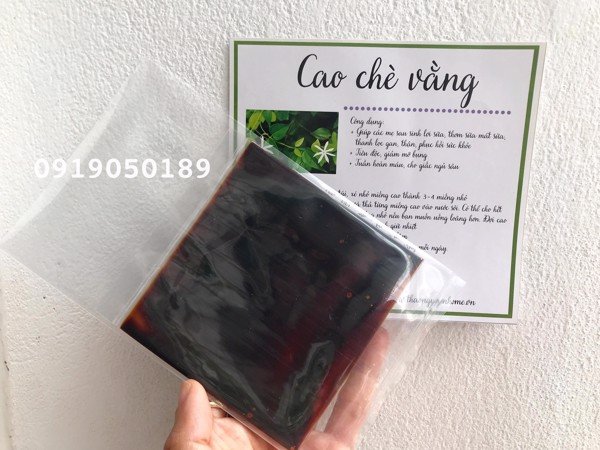 Cao chè vằng lá sẻ set 3 gói dùng thử