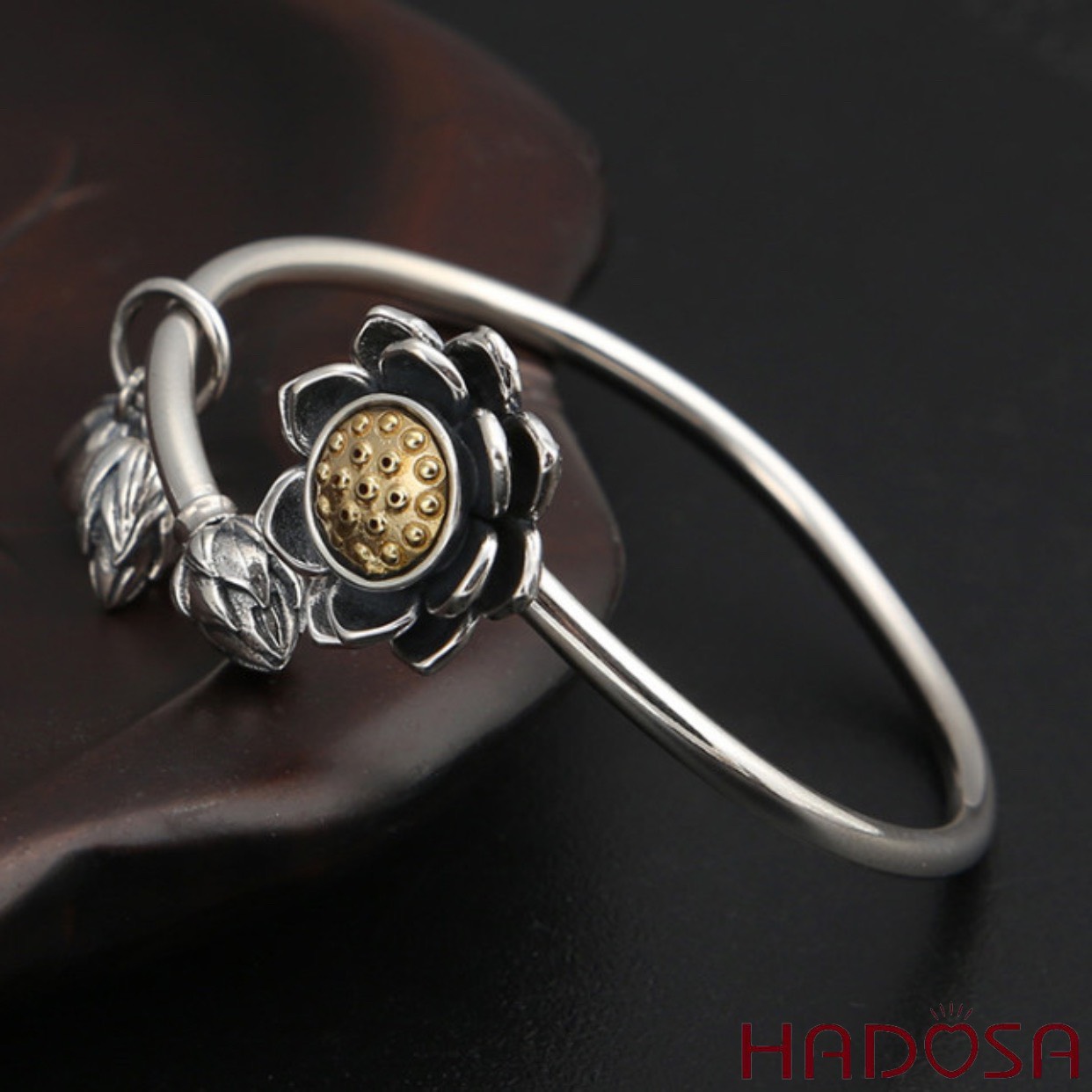 [Genuine] [true photo] [shipping] [ready stock] [with warranty] bracelet silver bangle